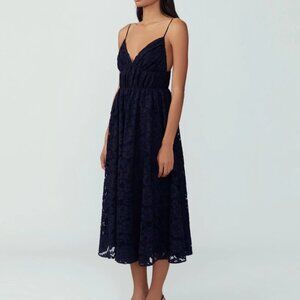 Fame and Partners The Isabeau Dress Navy
